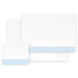 Tríptico para cuna básico azul y blanco INTERBABY