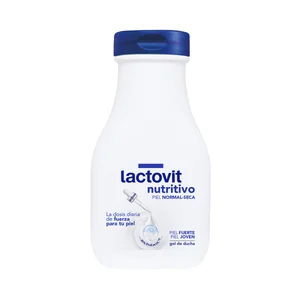 LACTOVIT Nutritivo Gel de baño o ducha para pieles normales a secas 90 ml.