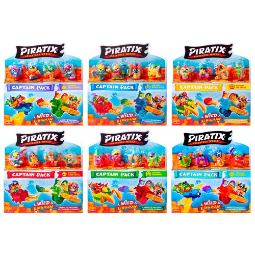 Piratix Wild Kingdom Captain Pack, modelos surtidos MAGIC BOX