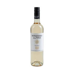 MONASTERIO DE LAS VIÑAS Blanco Macabeo 0.0% alcohol botella 75 cl.
