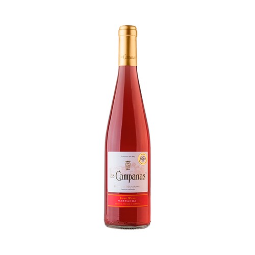 LAS CAMPANAS  Vino rosado con D.O. Navarra LAS CAMPANAS botella de 75 cl.