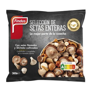 Imagen de FINDUS Selección ultracongelada de setas enteras FINDUS 300 g.