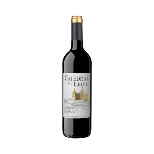 CATEDRAL DE LEON  Vino tinto de mesa sin denominación de origen botella de 75 cl.