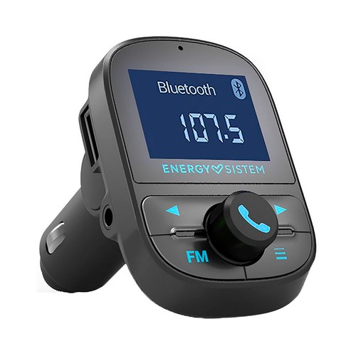 Reproductor MP3 para coche ENERGY SISTEM Car Transmitter FM Bluetooth PRO, lector de tarjetas MicroSD.