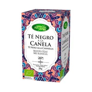 ARTEMIS Té negro con canela BIO 20 uds. 28 g.