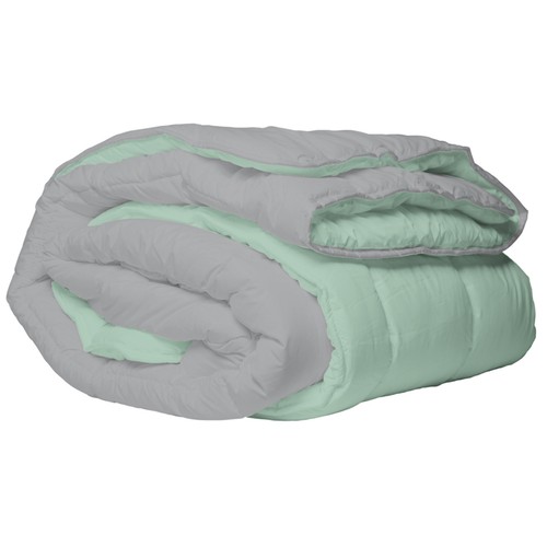 Relleno nórido para cama de 135cm, talla 200x210cm 200g bicolor gris/verde. ARTIKO