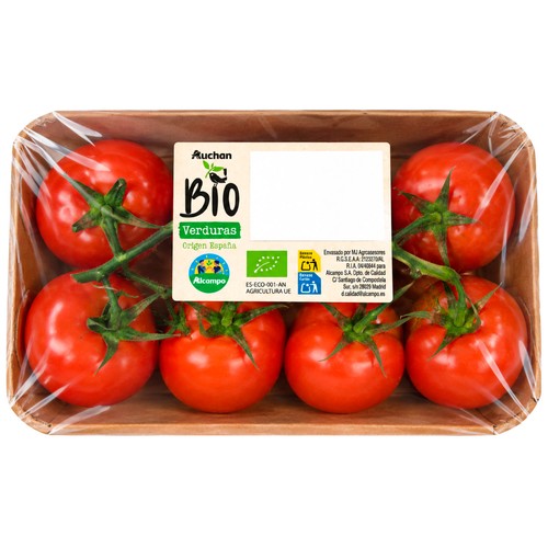 Tomate rama ECO ALCAMPO PRODUCCIÓN CONTROLADA 500 gr.