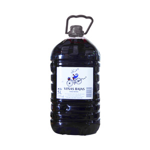 Imagen de VIÑAS BAJAS Vino tinto de mesa garrafa de 5 l.