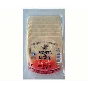 Imagen de MONTE DEL DUQUE Queso en lonchas mezcla curado 90 g.