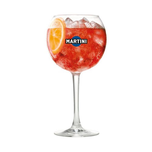 MARTINI Vibrante Aperitivo sin alcohol, afrutado y balanceado con notas de artemisa y bergamota italiana botella 75 cl.