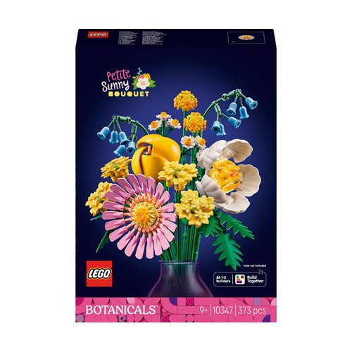 LEGO Botanicals Collection Ramillete Rayos de Sol 10347, 373 piezas, +9 años.