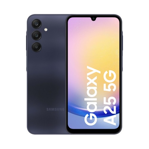 SAMSUNG Galaxy A25 5G negro, 128GB + 6GB Ram, móvil 16,5cm (6,5"). SM-A256BZKDEUB