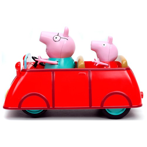 Coche descapotable radicontrol con muñecos PEPPA PIG.