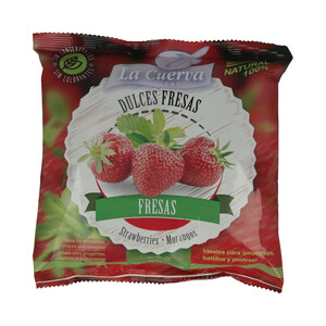 LA CUERVA Fresas dulces ultracongeladas y 100% naturales LA CUERVA 300 g.