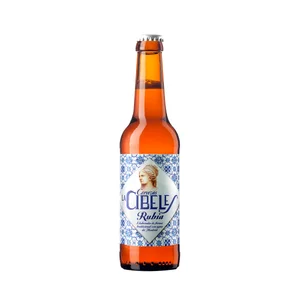 LA CIBELES Cerveza rubia botella 33 cl