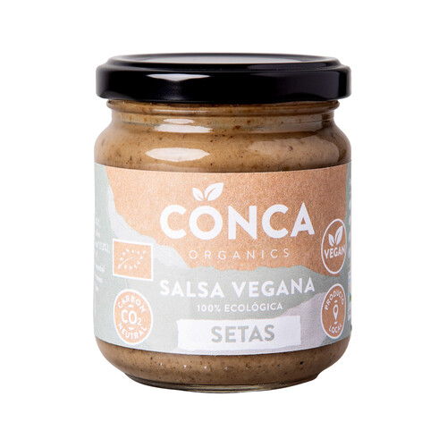 CONCA Salsa setas, vegana CONCA ORGANICS 185 g.
