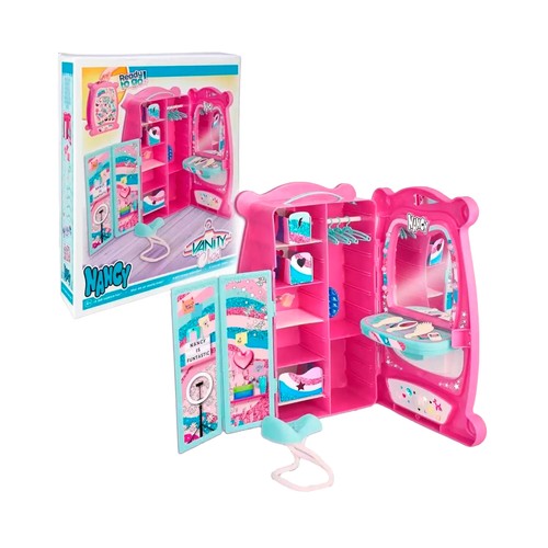 NANCY Vanity Closet, ropero vestidor para muñecas +4 Años