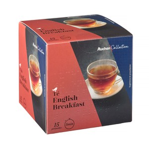 PRODUCTO ALCAMPO Collection Té english breakfast 15 uds. 30 g.
