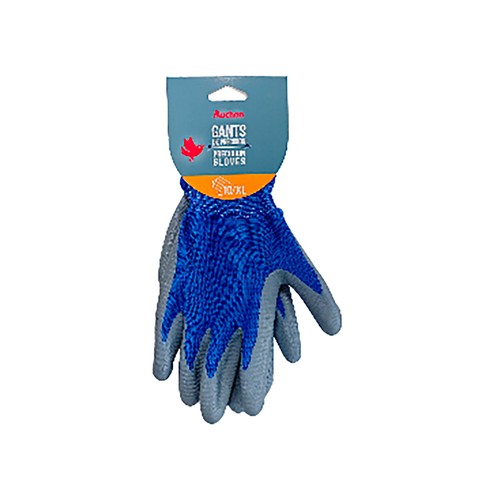 Guantes de trabajo polyester nitrilo, talla 10 XL, ALCAMPO.