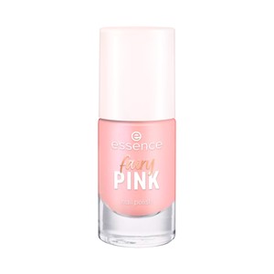 Imagen de ESSENCE Fairy pink tono 04 rosa chicle Esmalte de uñas con brillo nacarado.