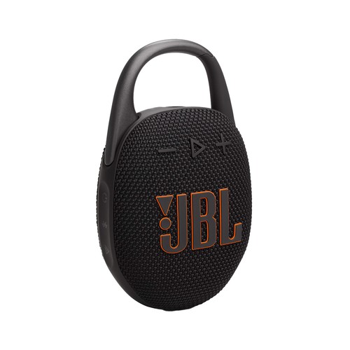 Altavoz Bluetooth con clip 5 JBL, color negro.