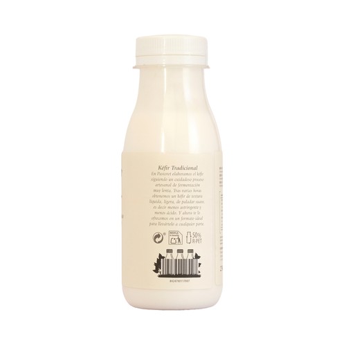 PASTORET Kéfir de leche de vacas de pasto natural y con baja acidez 250 g.