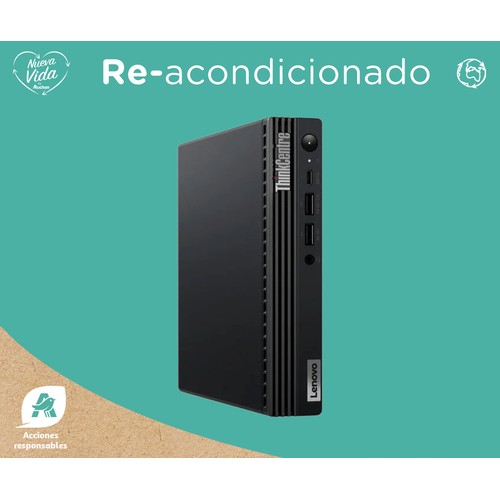 Mini PC reacondicionado LENOVO M70Q, 256 GB SSD, 8 GB RAM, Procesador I5-10ª