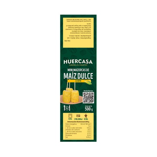 HUERCASA Easy Eat Maíz dulce 500 g.
