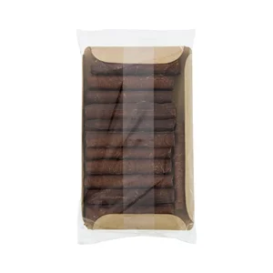 Barquillos bañados de chocolate 70 g.