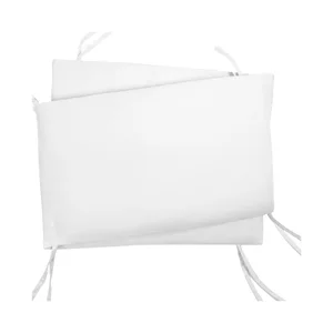 Protector de cuna liso, color blanco, INTERBABY