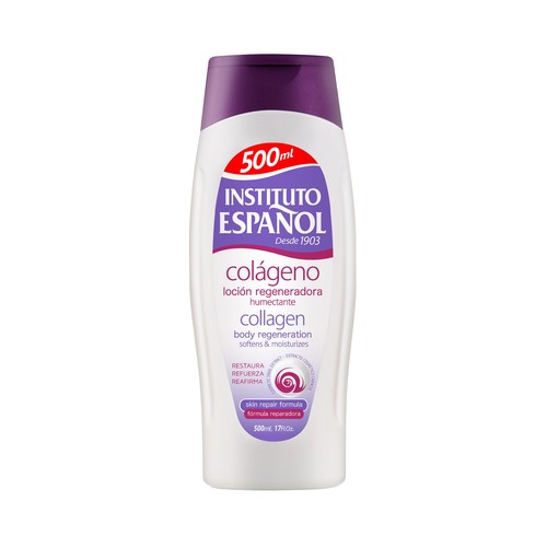 INSTITUTO ESPAÑOL Loción corporal regeneradora con Colágeno 500 ml.