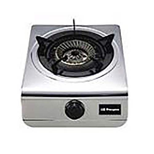 Cocina de sobremesa gas butano ORBEGOZO FO 1700 Inox, 1 quemador de triple corona.