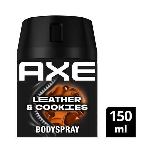 AXE Leather & cookies Desodorante en spray para hombre antitranspirante hasta 48 horas 150 ml.