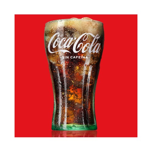 COCA COLA Sin cafeína Refresco de cola lata 33 cl.