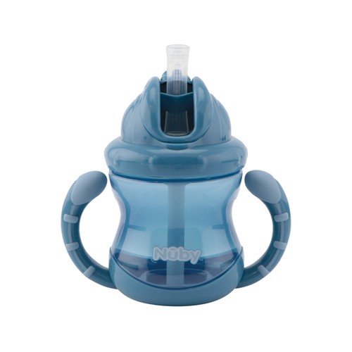 Taza antifugas con asas para bebés de más de 12 meses, capacidad de 240 ml, NUBY.