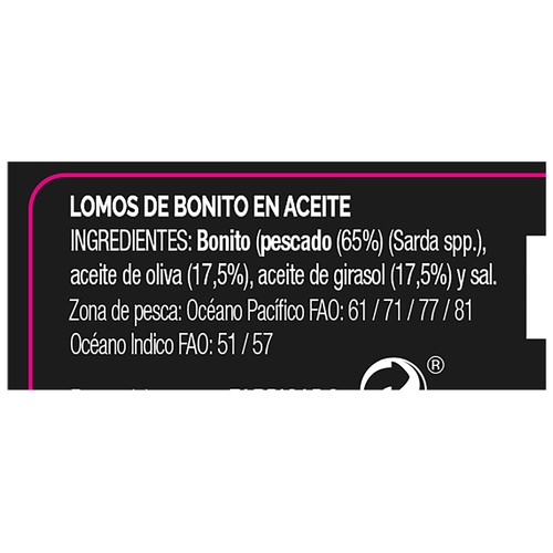 BAIGORRI Lomos de bonito en aceite de oliva 260 g .