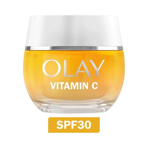 OLAY Vitamin C Crema de dái hidratante con FPS 30, para una piel más luminosa 50 ml.