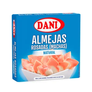 DANI Conserva de almejas rosadas machas Chilenas  Lata 63 g