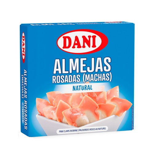 DANI Conserva de almejas rosadas machas Chilenas  Lata 63 g