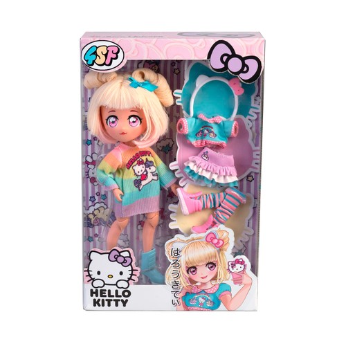 FAMOSA Muñeca Hello Kitty Fashion Unicorns Manga +6 Años