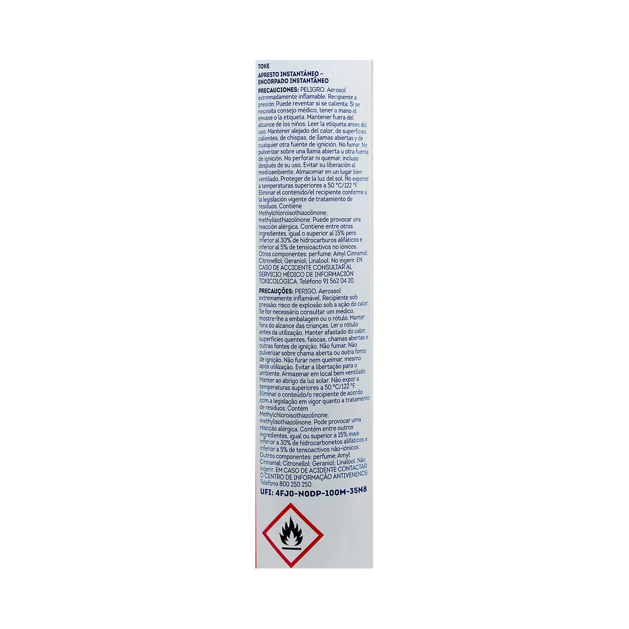TOKE Apresto quita arrugas en aerosol TOKE APRESTO 500 ml.