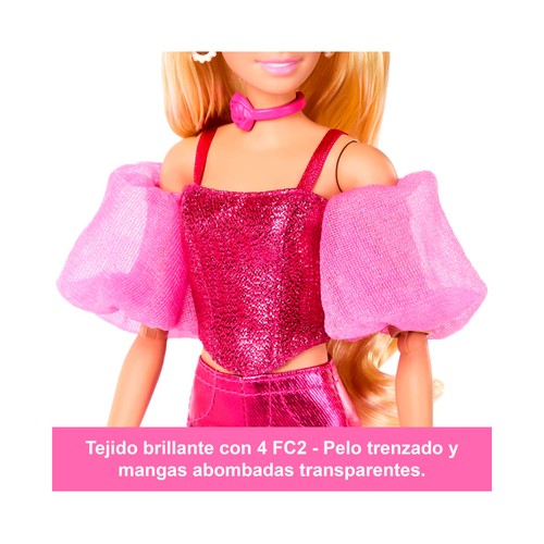 BARBIE Deluxe Metallic Muñeca con Corset Rosa +4 Años