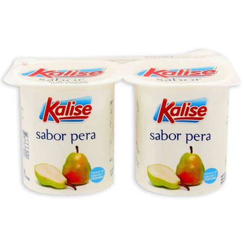 KALISE Yogur con sabor a pera  pack de 4 uds de 125 gr