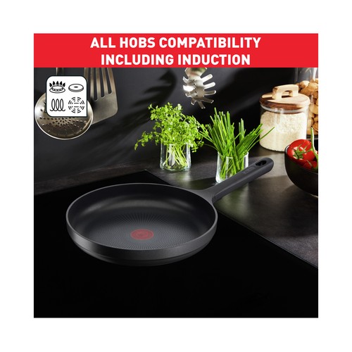 Sartén TEFAL Trattoria Pro de 20cm aluminio fundido antiadherente reforzado.