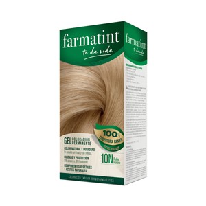 FARMATINT Tinte de color rubio platino y número 10 N FARMATINT.