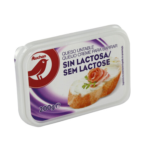 AUCHAN Queso de untar natural 200 g. Producto Alcampo