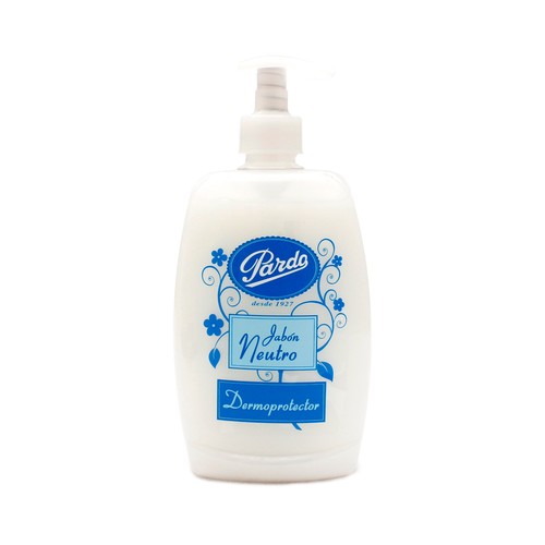 PARDO Jabón líquido de manos neutro y dermoprotector PARDO 500 ml.