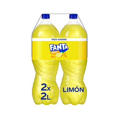 FANTA Refresco de limón pack de botellas 2 uds. x 2 l.