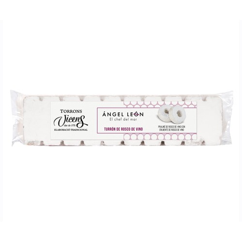 VICENS Turrón rosco de vino Málaga Ángel León 300 g.