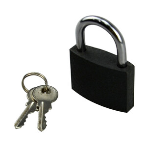 Imagen de Candado de acero de 30 milímetros, PRODUCTO ECONÓMICO ALCAMPO.